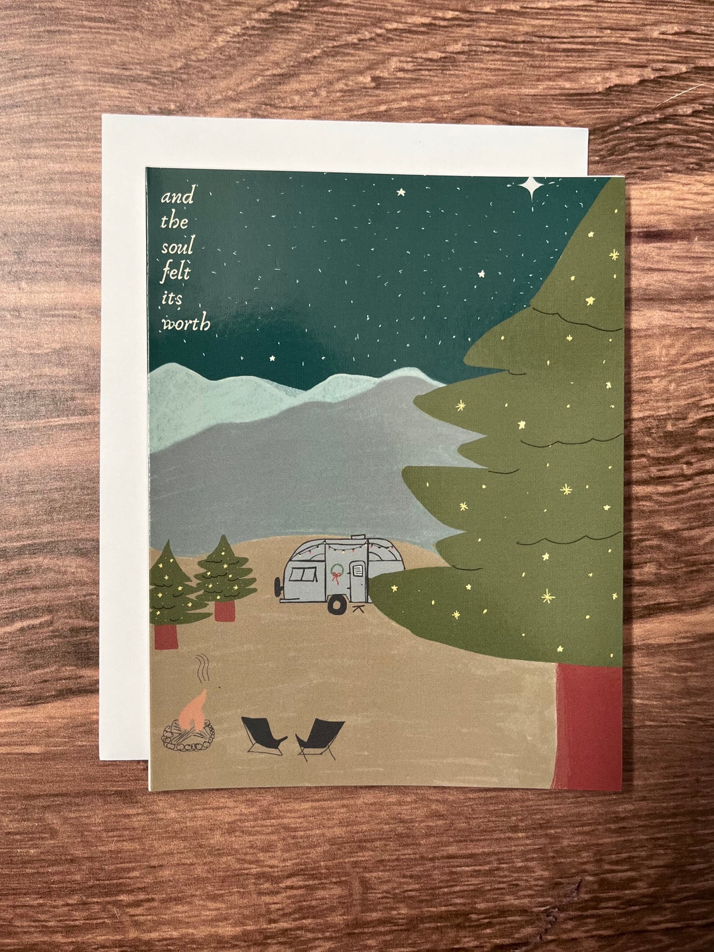christmas card for campers