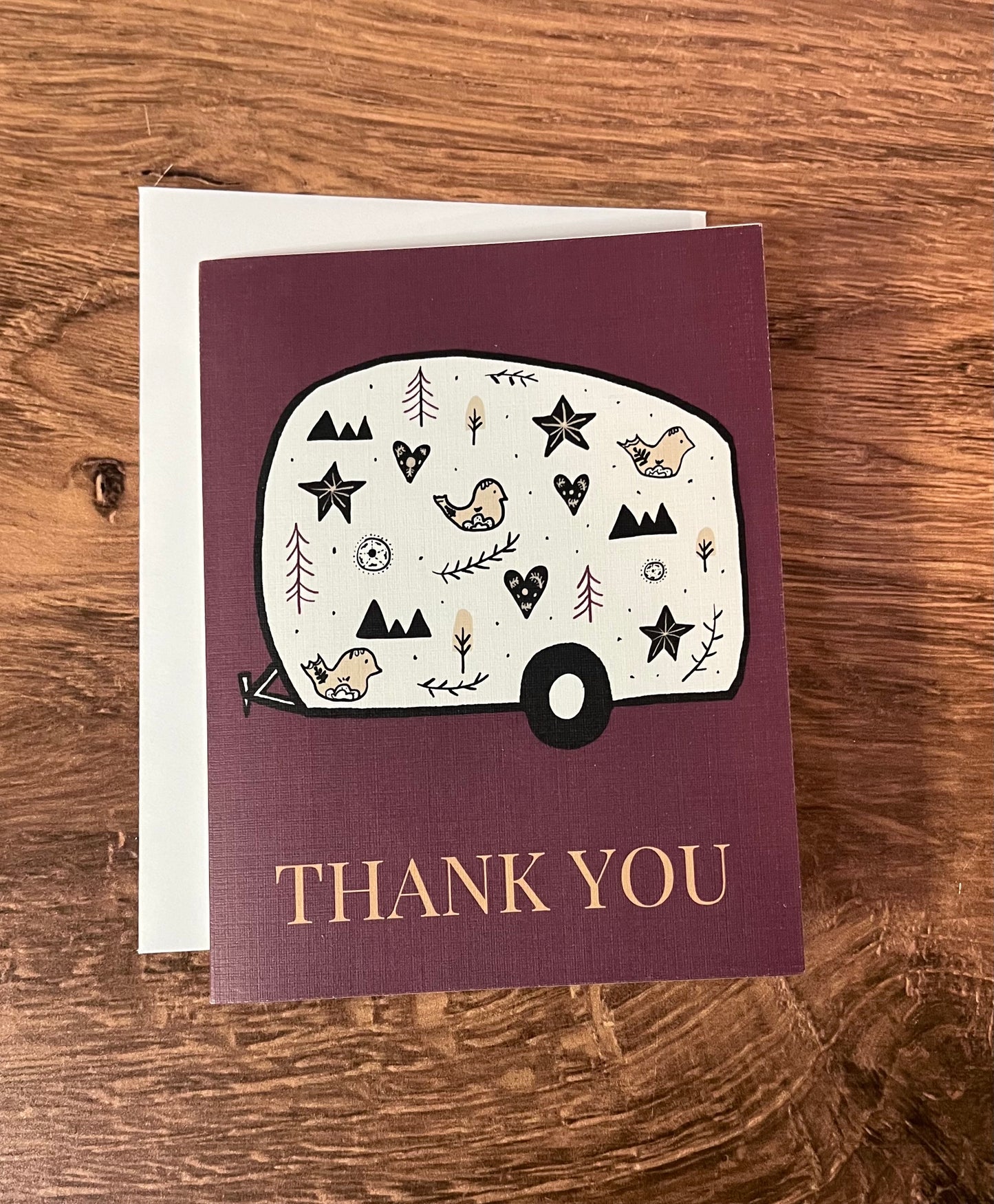 Boxed Set: Thank You Cards With Scandinavian Camper